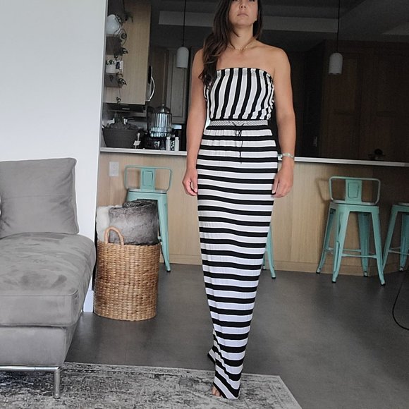 Striped Bebe dress - Picture 2 of 2